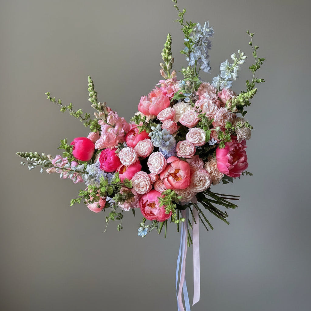 Peony & Delphinium